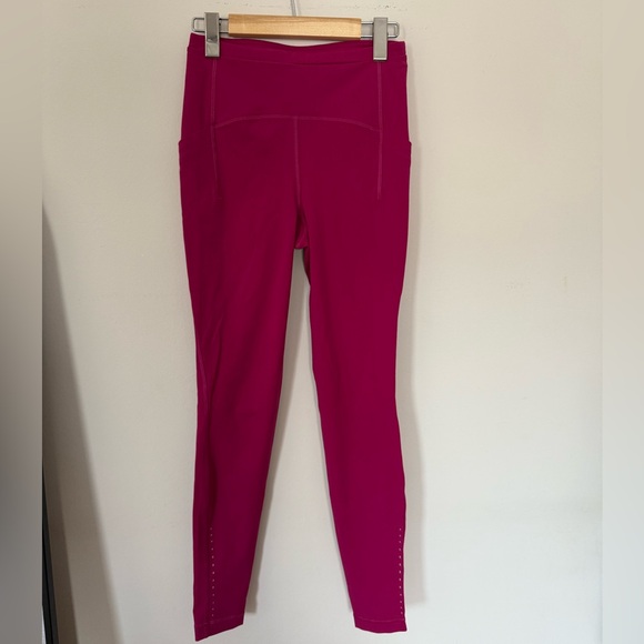 Lululemon Magenta Fast and free leggings Size 4 - Picture 2 of 5